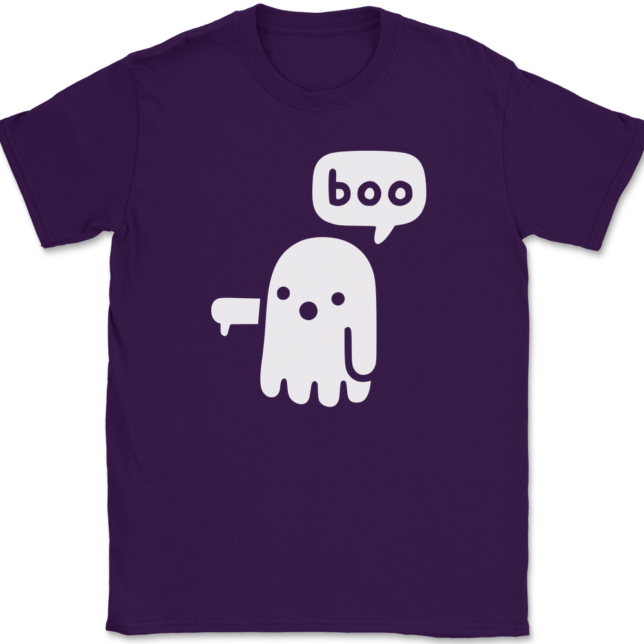 Ghost Says Boo T-Shirt Mens Tee - Image 8