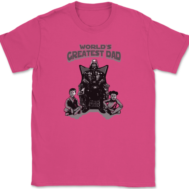 Vader Worlds Greatest Dad T-Shirt Mens Tee - Image 9