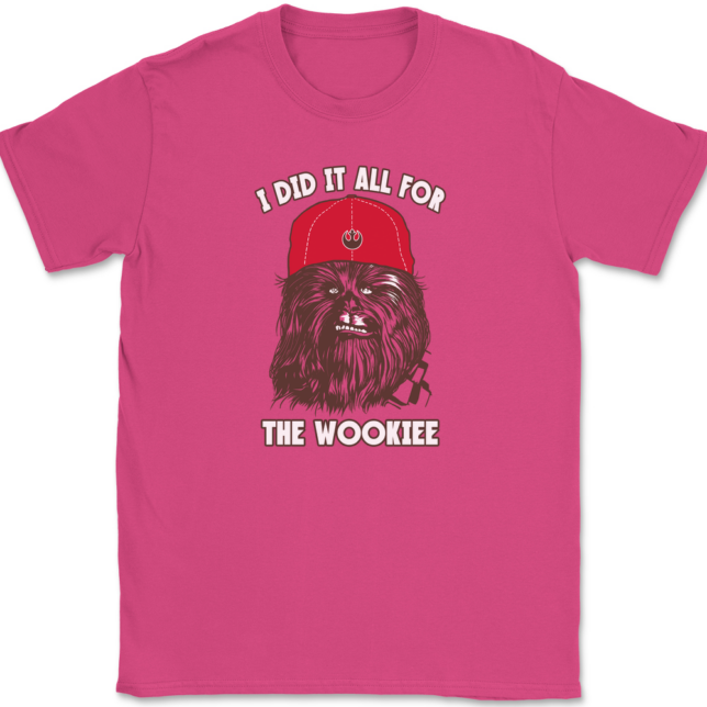 I Did It All For The Wookiee T-Shirt Mens Tee - Image 9