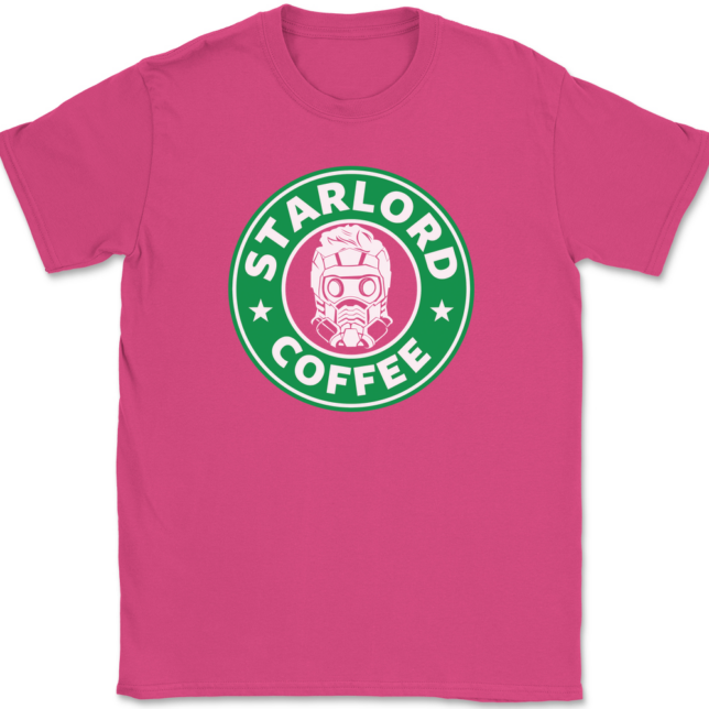 Star Lord Coffee T-Shirt Mens Tee - Image 9