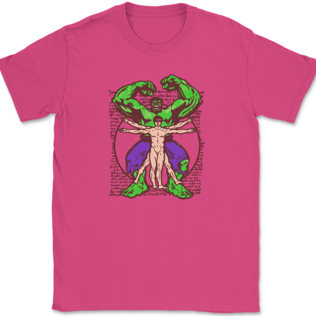 Vitruvian Hulk T-Shirt Mens Tee - Image 9