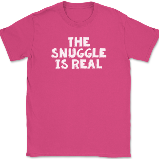 The Snuggle Is Real T-Shirt Mens Tee - Image 9