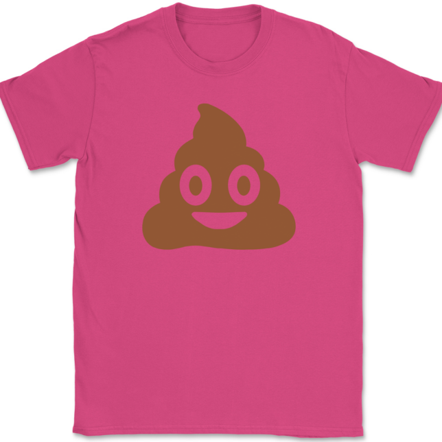 Poop Emoji T-Shirt Mens Tee - Image 9