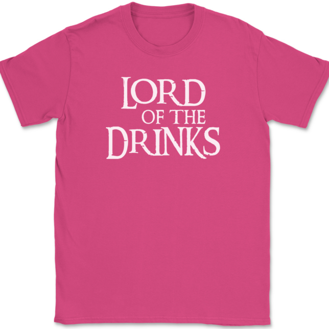 Lord Of The Drinks T-Shirt Mens Tee - Image 9