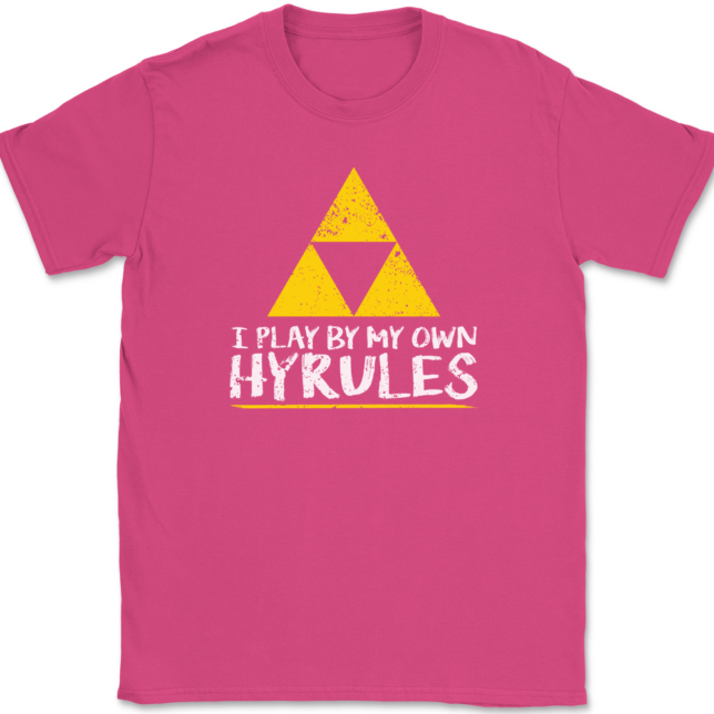 I Play By My Own Hyrules T-Shirt Mens Tee - Image 9