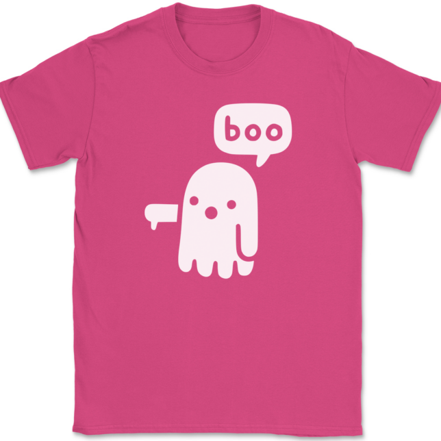 Ghost Says Boo T-Shirt Mens Tee - Image 9