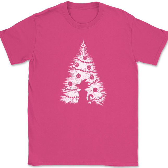 DBZ Christmas Tree T-Shirt Mens Tee - Image 9