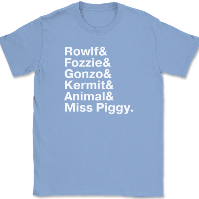 Muppet Babies Names T-Shirt Mens Tee - Image 10