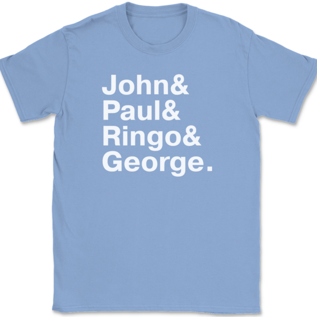 The Beatles Names T-Shirt Mens Tee - Image 10