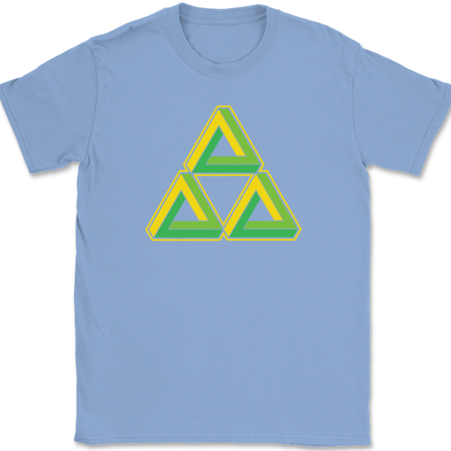 Triforce Illusion T-Shirt Mens Tee - Image 10