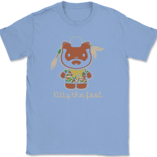 Kitty The Fool T-Shirt Mens Tee - Image 10