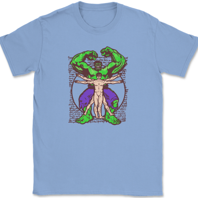 Vitruvian Hulk T-Shirt Mens Tee - Image 10