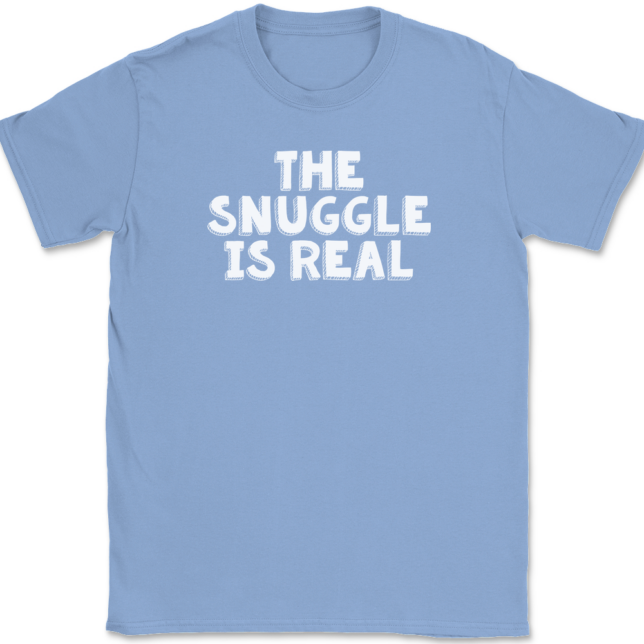 The Snuggle Is Real T-Shirt Mens Tee - Image 10