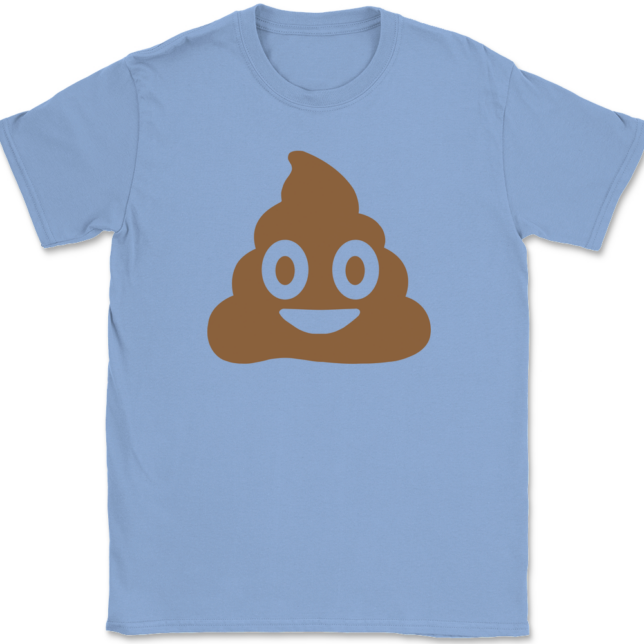 Poop Emoji T-Shirt Mens Tee - Image 10