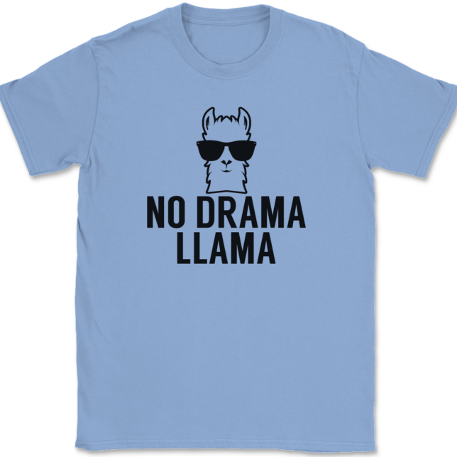 No Drama Llama T-Shirt Mens Tee - Image 10