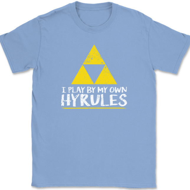 I Play By My Own Hyrules T-Shirt Mens Tee - Image 10