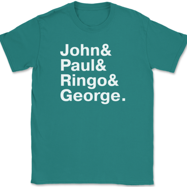 The Beatles Names T-Shirt Mens Tee - Image 11