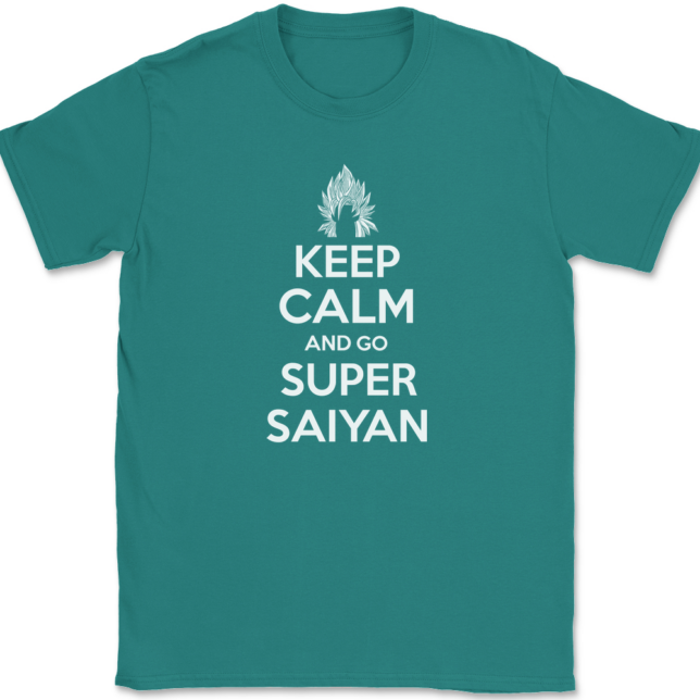 Keep Calm and Go Super Saiyan T-Shirt Mens Tee - Image 11