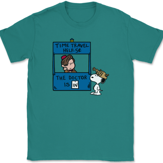 The Doctor Is In T-Shirt Mens Tee - Image 11