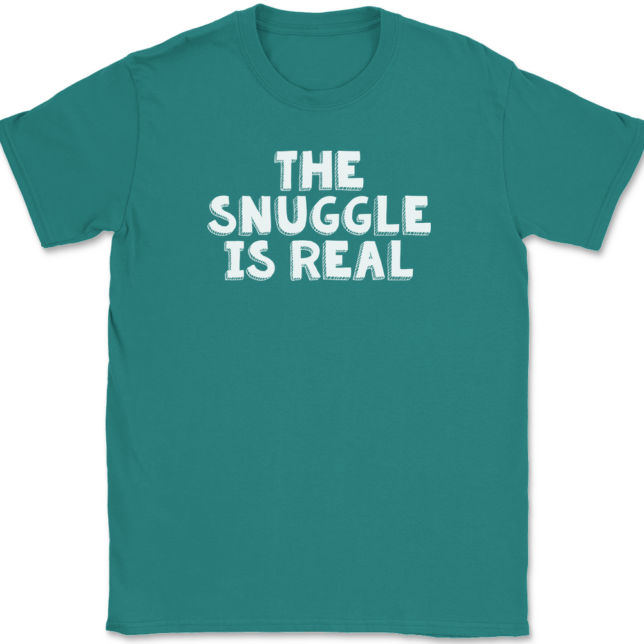 The Snuggle Is Real T-Shirt Mens Tee - Image 11