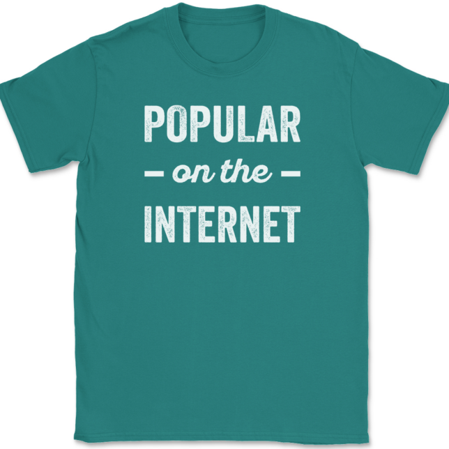 Popular On The Internet T-Shirt Mens Tee - Image 11