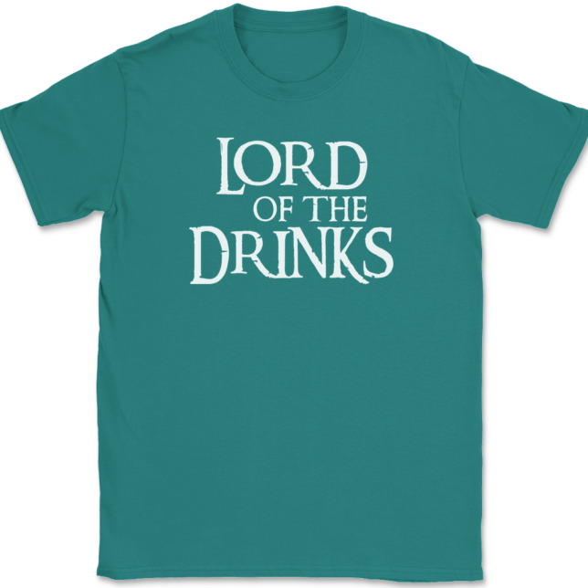 Lord Of The Drinks T-Shirt Mens Tee - Image 11