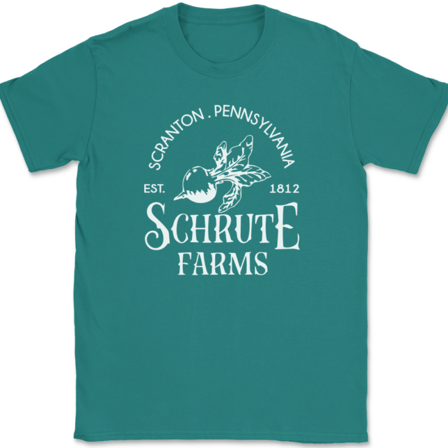 Schrute Farms T-Shirt Mens Tee - Image 11