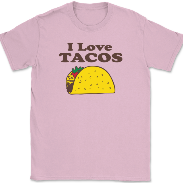 I Love Tacos T-Shirt Mens Tee - Image 12