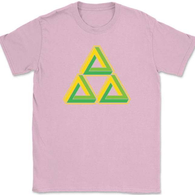 Triforce Illusion T-Shirt Mens Tee - Image 12