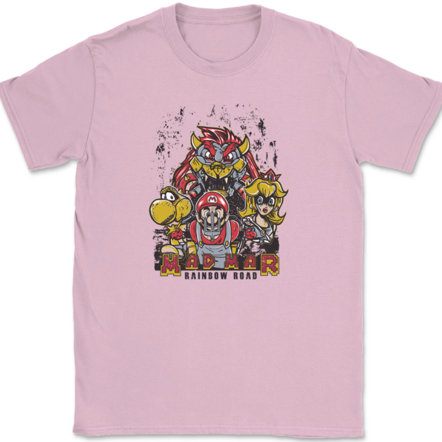 Mad Mar Rainbow Road T-Shirt Mens Tee - Image 12