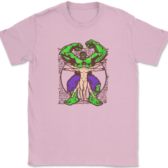 Vitruvian Hulk T-Shirt Mens Tee - Image 12