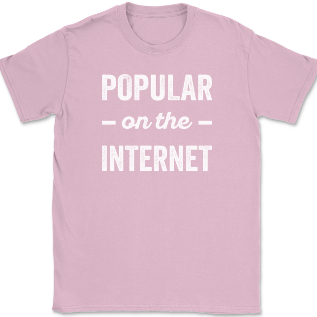 Popular On The Internet T-Shirt Mens Tee - Image 12