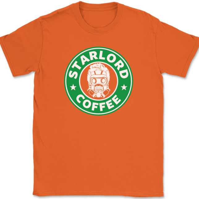 Star Lord Coffee T-Shirt Mens Tee - Image 13