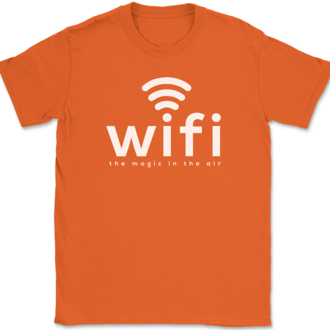 Wifi Magic In The Air T-Shirt Mens Tee - Image 13