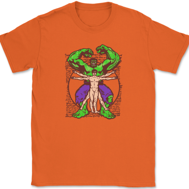 Vitruvian Hulk T-Shirt Mens Tee - Image 13