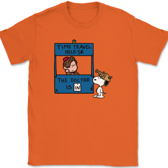 The Doctor Is In T-Shirt Mens Tee - Image 13