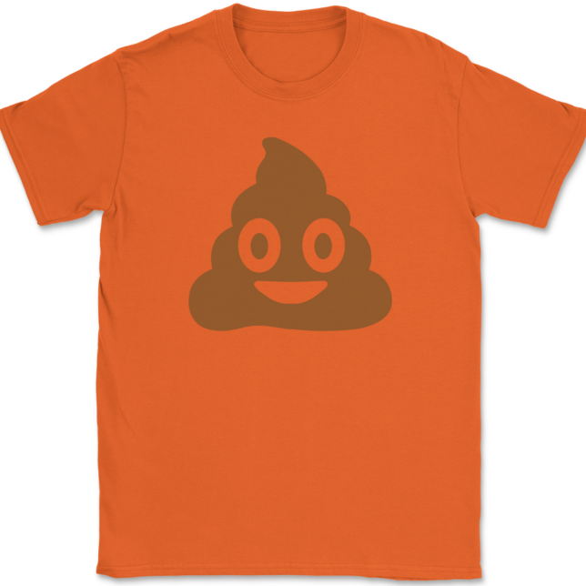 Poop Emoji T-Shirt Mens Tee - Image 13