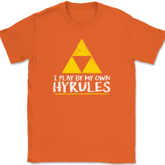 I Play By My Own Hyrules T-Shirt Mens Tee - Image 13