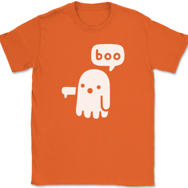 Ghost Says Boo T-Shirt Mens Tee - Image 13