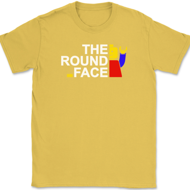 The Round Face T-Shirt Mens Tee - Image 14