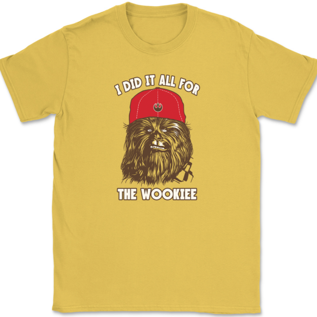 I Did It All For The Wookiee T-Shirt Mens Tee - Image 14