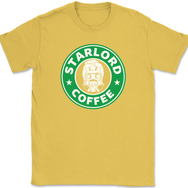 Star Lord Coffee T-Shirt Mens Tee - Image 14