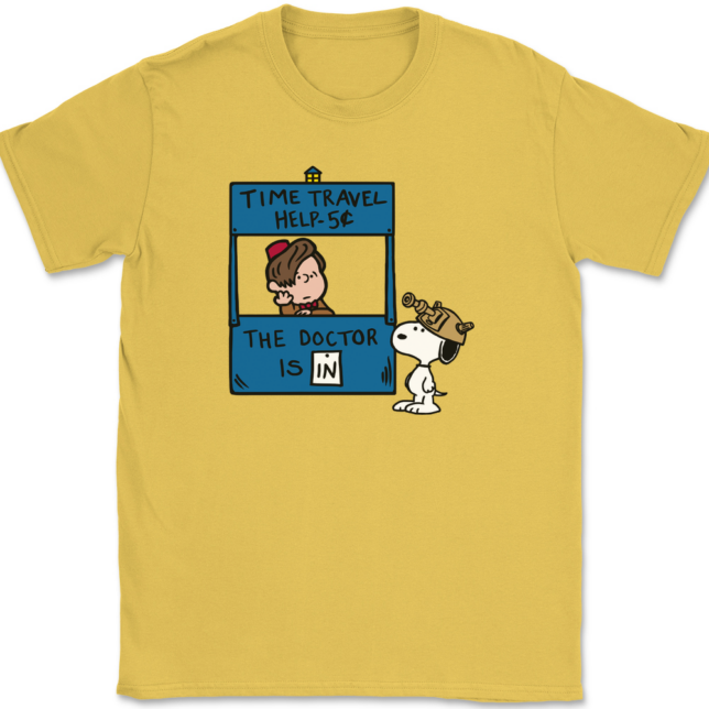 The Doctor Is In T-Shirt Mens Tee - Image 14