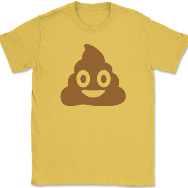 Poop Emoji T-Shirt Mens Tee - Image 14