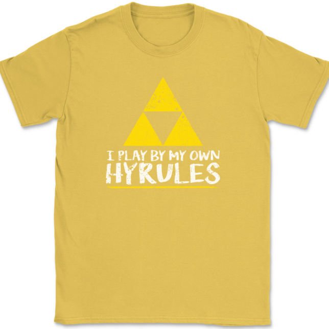 I Play By My Own Hyrules T-Shirt Mens Tee - Image 14