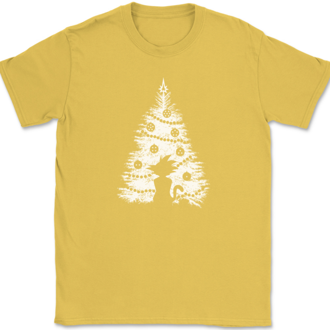 DBZ Christmas Tree T-Shirt Mens Tee - Image 14