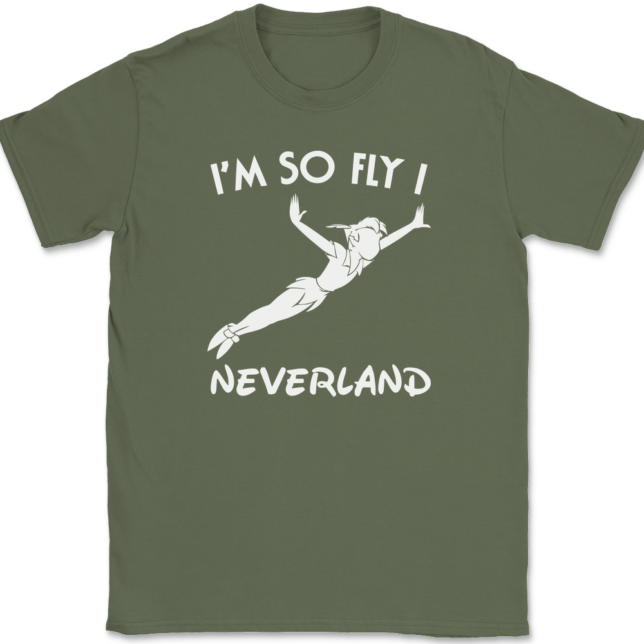 I'm So Fly I Neverland T-Shirt Mens Tee - Image 15