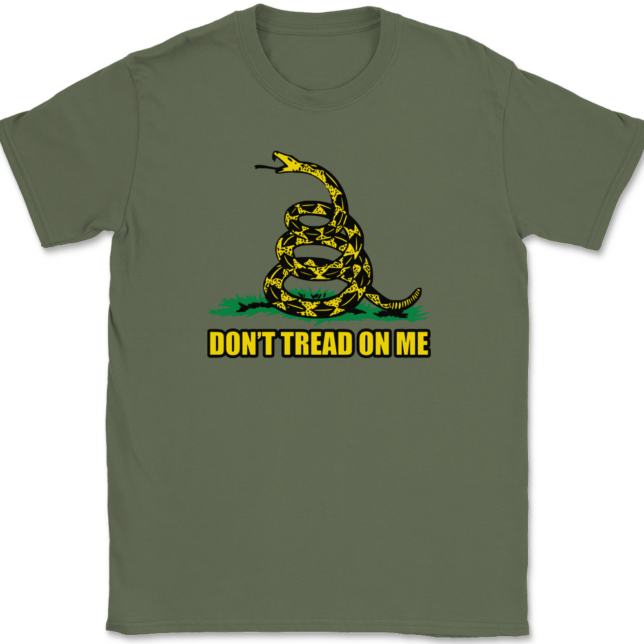 Don't Tread On Me T-Shirt Mens Tee - Image 15