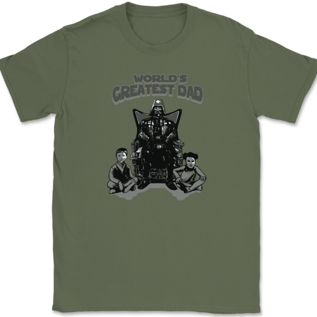 Vader Worlds Greatest Dad T-Shirt Mens Tee - Image 15