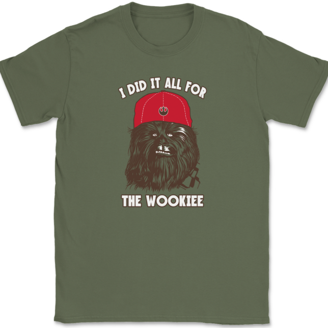 I Did It All For The Wookiee T-Shirt Mens Tee - Image 15